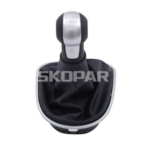 Paya de cambio de engranaje para el asiento Toledo MK3 2004 2005 2006 2007 2008 2009 5 Speed ​​Head Ball Shifter+Gaister Boot 1P0711113