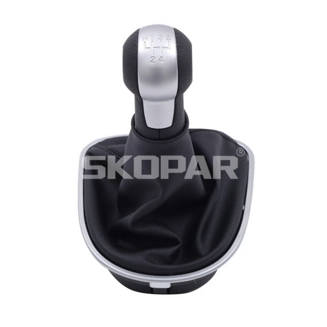 Paya de cambio de engranaje para el asiento Toledo MK3 2004 2005 2006 2007 2008 2009 5 Speed ​​Head Ball Shifter+Gaister Boot 1P0711113