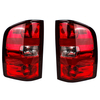 Luz trasera para Chevrolet Silverado1500 2500 3500 2007-2013/negro