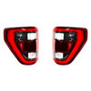 Piloto Trasero Para Ford F150 2021-2023/negro-rojo