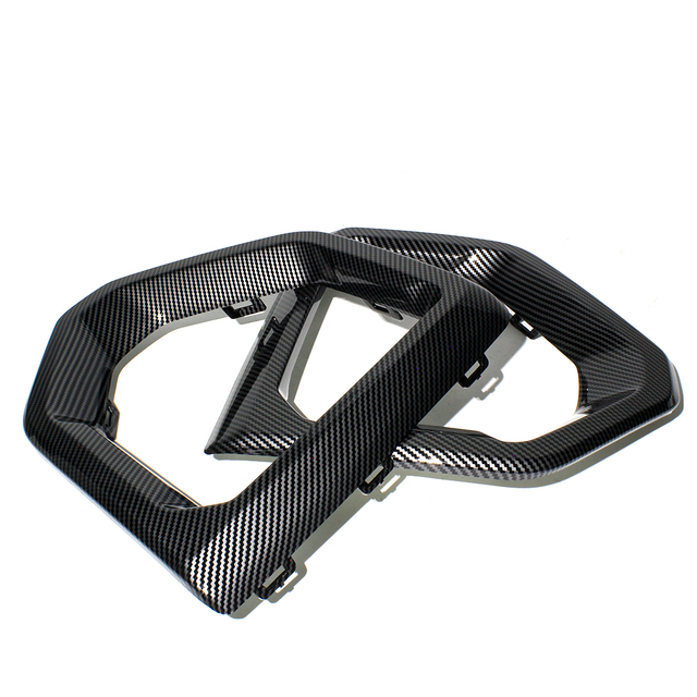 Cubierta de luz antiniebla para GMC Sierra 1500 2019-2021/patrón de carbono