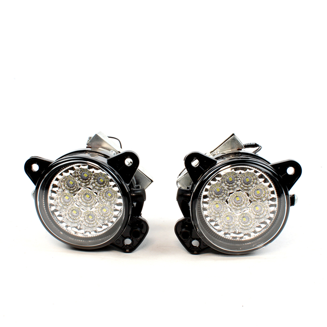 Lámpara antiniebla para VW Transporter Multivan Caravel T5 2003 2004 2005 2006 2007 2008 2009 2010/9LED 7E0941699AD 7E0941700AD