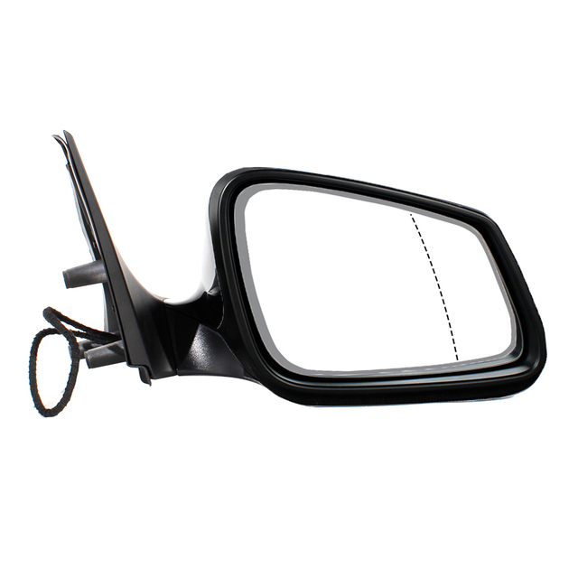 Conjunto de espejo trasero para BMW E60 E61 LCI 2008 - 2010 pintura negra