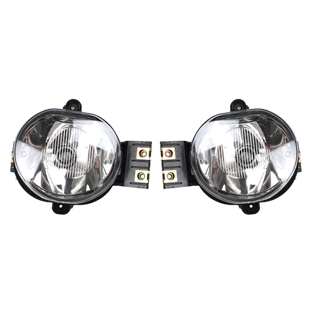 Lámpara antiniebla para Dodge Ram 1500 2500 3500/marco blanco 55077474AE 55077475AE