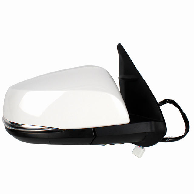 Conjunto de espejo retrovisor para Toyota Tacoma 2016 2017 2018 2019 2020 2021/versión de EE. UU./Blanco/8 líneas TO1320350 TO1321350