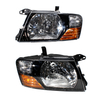 Faro delantero para Mitsubishi Pajero MONTERO 2000-2006/fondo negro