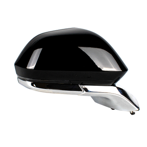 Conjunto de espejo retrovisor para Lincoln MKZ 2013-2020/pintado en negro/14 pines/con letras/derecha