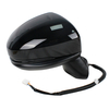 Conjunto de espejo retrovisor para Honda Fit 2015 2016 2017 2018 2019 2020/pintado en negro/3 líneas 76258-T5R-305 76208-T5R-305