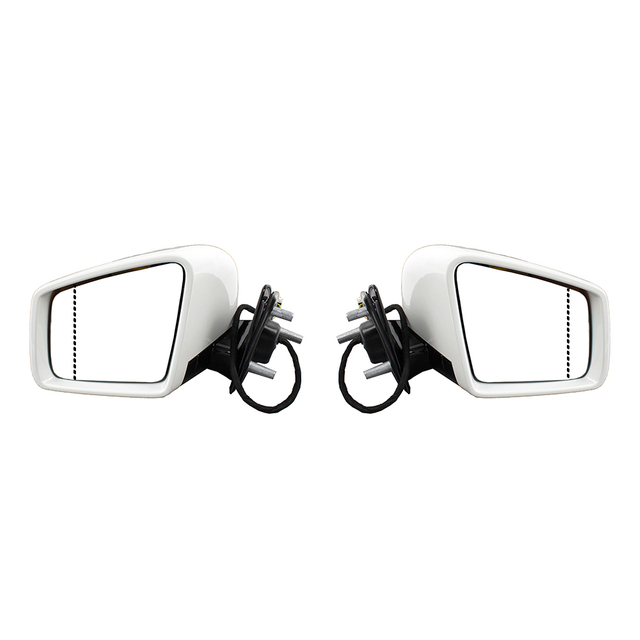 Conjunto de espejo retrovisor para Benz W164 X164 2005-2011/blanco