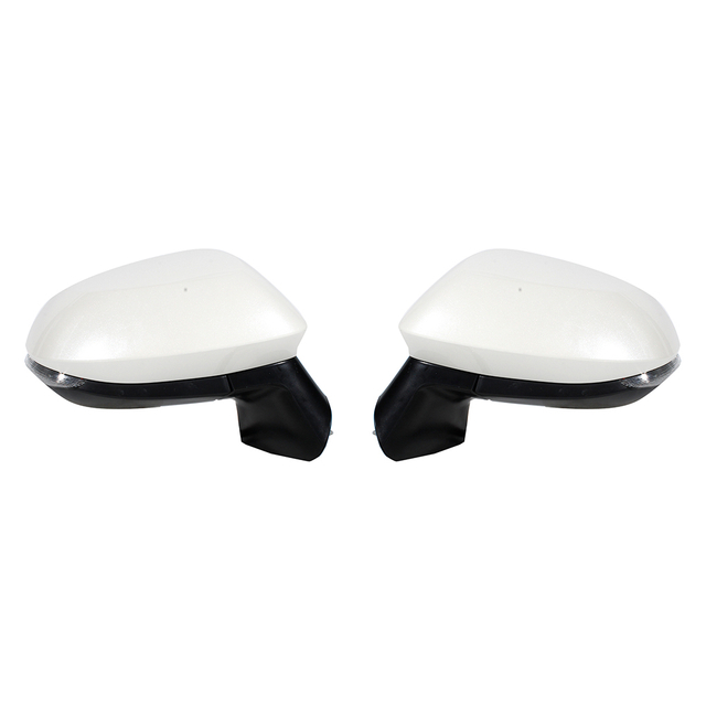 Conjunto de espejo retrovisor para Toyota Corolla 2020-2021/versión EE. UU./Blanco/6 líneas 87915-02360 87910-02926