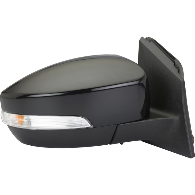Conjunto de espejo retrovisor para Ford Focus 2012-2018/pintura negra/7 líneas/versión de EE. UU./derecha