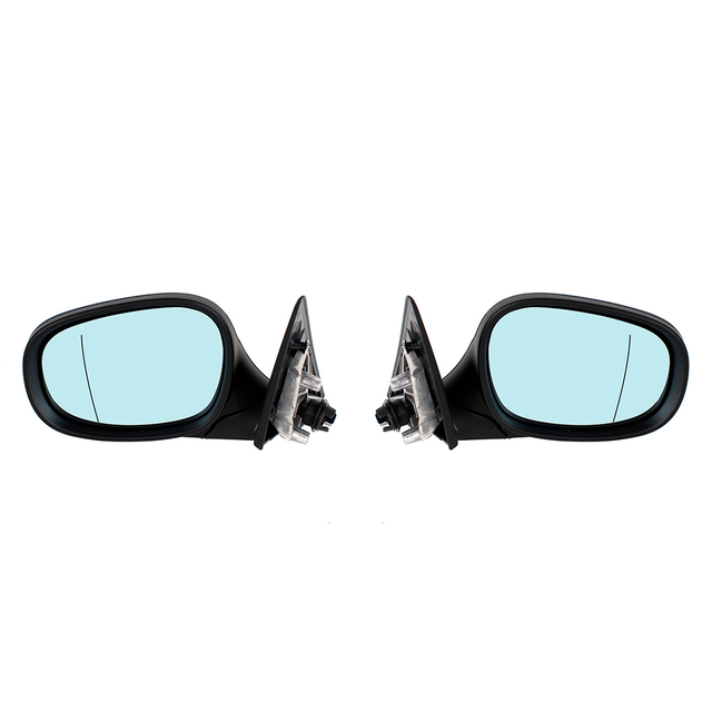 Conjunto de espejo trasero para BMW Serie 3 E90 E91 LCl 2009-2012 configuración media de pintura blanca