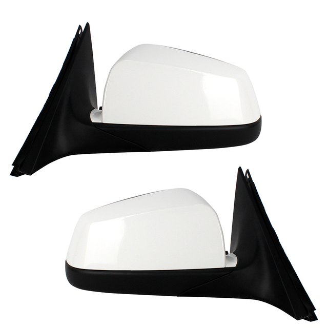 Conjunto de espejo trasero para BMW E60 E61 LCI 2008 - 2010 pintura blanca