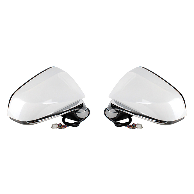 Conjunto de espejo retrovisor para Lexus RX350 RX450H 2016 2017 2018 2019 2020 2021 2022/blanco/13 líneas 87910-0E251 87910-0E914