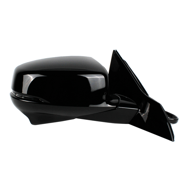 Conjunto de espejo retrovisor para Honda Accord 2013 2014 2015 2016/pintado en negro/12 líneas/versión estadounidense 76200T2GA42ZC 76200T2GA61ZH