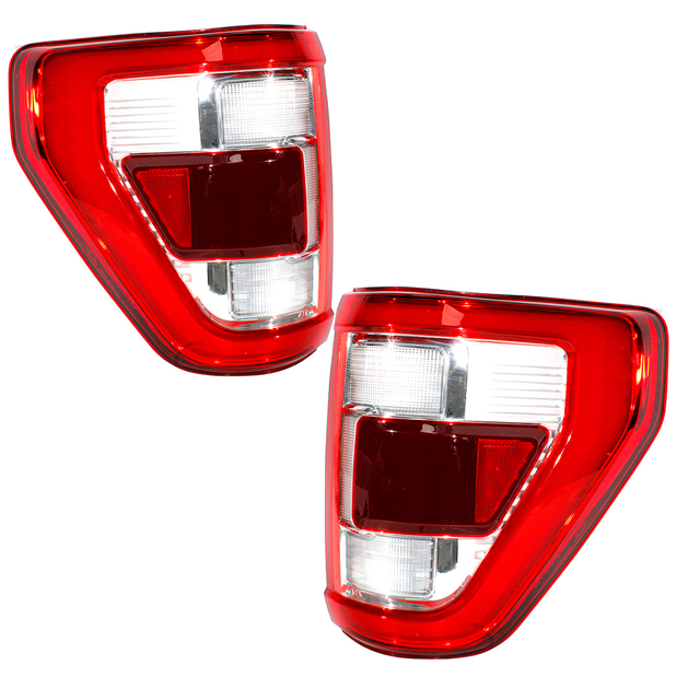 Piloto Trasero Para Ford F150 2021-2023/Blanco-Rojo