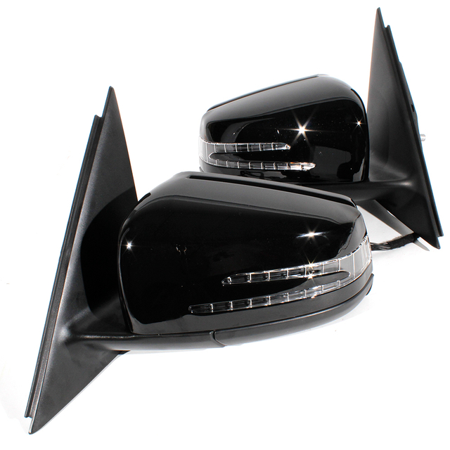 Conjunto de espejo retrovisor para Benz GLK X204 2008-2015/negro