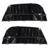 Cubierta de luz antiniebla para Audi A3 S3 2017-2020 pintura negra brillante