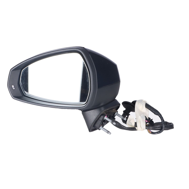 Conjunto espejo trasero para Audi A3 2014-2021 10 lineas pintura negra