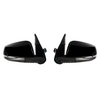 Conjunto de espejo retrovisor para Toyota Tacoma 2016 2017 2018 2019 2020 2021/versión de EE. UU./negro/7 líneas TO1320350 TO1321350