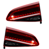 Lámpara de luz trasera para VW Golf 7.5 2017 2018 2019 2020 LED Flowing Inner Light European Versión 5GG945307B 5GG945308B