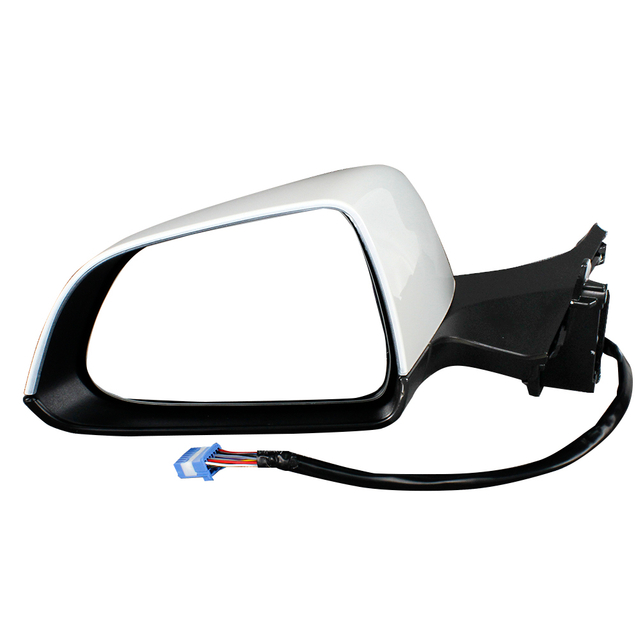Conjunto de espejo retrovisor para Tesla Model 3 2017 2018 2019 2020 2021 2022 2023/blanco/13 líneas 1110778-98-H 1110777-98-H