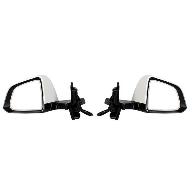 Conjunto de espejo retrovisor para Tesla Model Y 2019 2020 2021 2022 2023/blanco/13 líneas 1594112-00-B 1594111-00-C