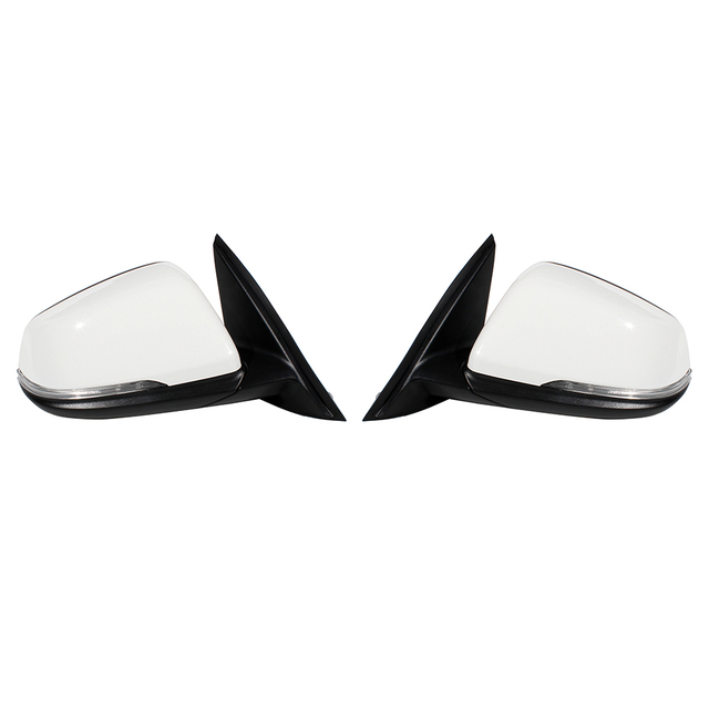 Conjunto de espejo trasero para BMW X1F48 2016-2021 pintura blanca