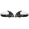 Conjunto de espejo trasero para VW Golf 7/7.5 2013 2014 2015 2016 2017 2018 2019 2020 6pin White pintado 5G0857507 5G0857508
