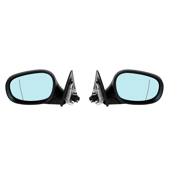 Conjunto de espejo trasero para BMW Serie 3 E90 E91 LCl 2009-2012 configuración media de pintura negra