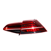 Lámpara de luz trasera para VW Golf 7.5 2017 2018 2019 2020 LED Flowing Light European Versión 5G1052200C