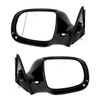 Conjunto de espejo trasero para Audi Q5 2009-2015 6 líneas pintura negra