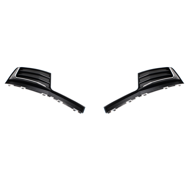 Cubierta de luz antiniebla para Audi A3 2017-2020 hatchback con tira brillante