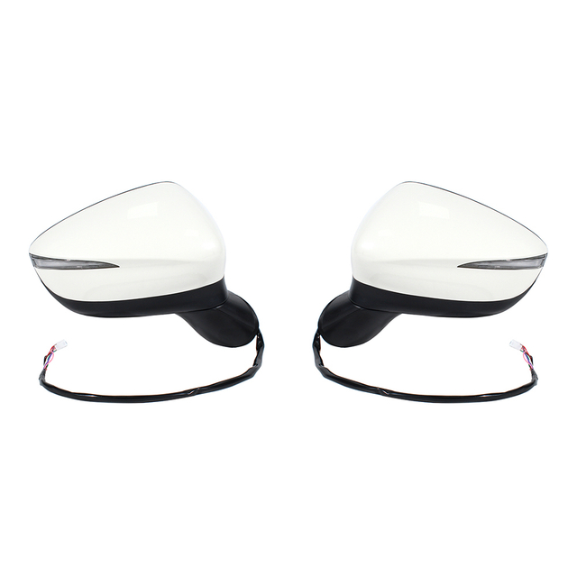 Conjunto de espejo trasero para Mazda CX-5 2015-2016 Versión de blanco/6 pines MA1320208 MA1321208