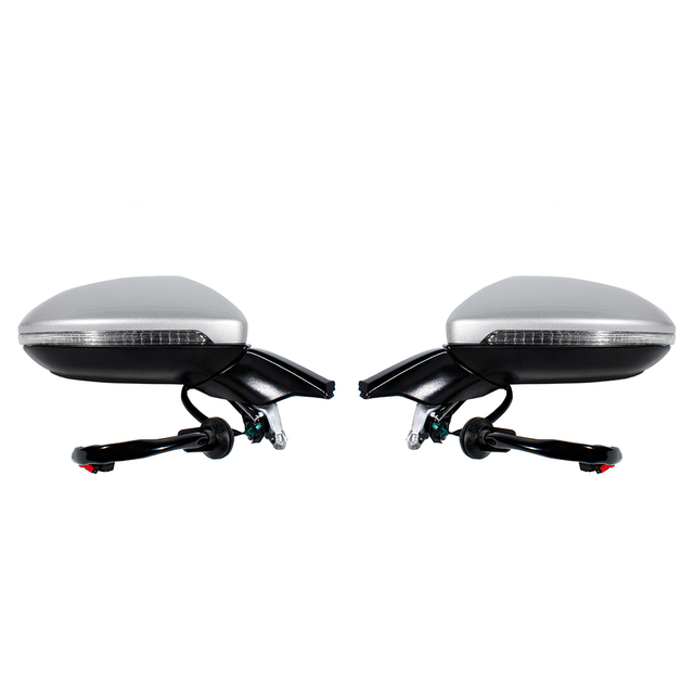 Conjunto de espejo trasero para VW Golf 7 2013 2014 2015 2016 2017 9pin pintable 5G0857507 5G0857508