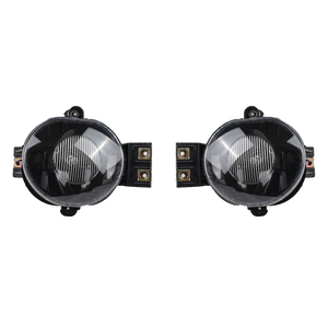 Lámpara antiniebla para Dodge Ram 1500 2500 3500/marco negro 55077474AE 55077475AE