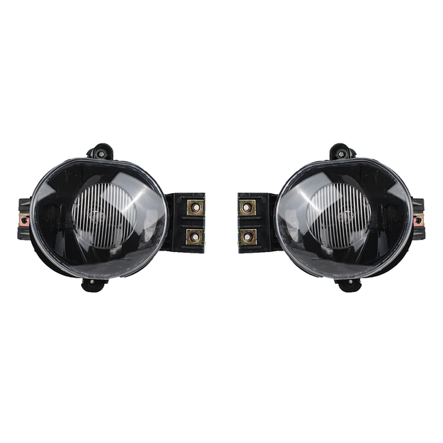 Lámpara antiniebla para Dodge Ram 1500 2500 3500/marco negro 55077474AE 55077475AE