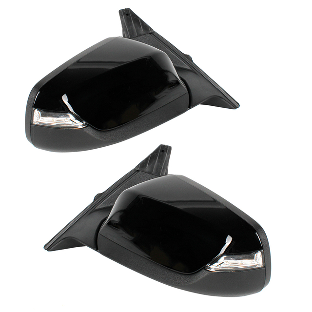 Conjunto de espejo retrovisor para Chevrolet Malibu 2016-2022/pintado en negro/7 líneas