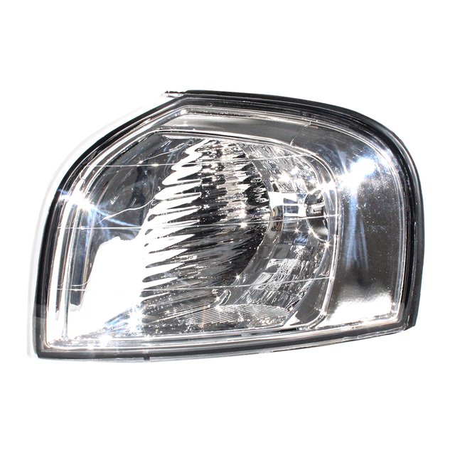 Luz de esquina para Volvo S80 1999-2006/Marco plateado