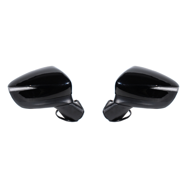 Conjunto de espejo trasero para Mazda CX-5 2015-2016 pintura negra/6 pines MA1320208 MA1321208