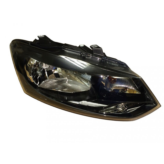 Faro delantero para VW Polo 2010-2017/negro