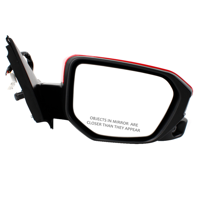 Conjunto de espejo retrovisor para Honda Civic Sedan 2016 2017 2018 2019 2020 2021/pintado en negro/11 líneas/derecha HO1321284 / 76208TBCA03ZA-PFM