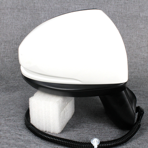 Conjunto de espejo retrovisor para Honda Fit 2015 2016 2017 2018 2019 2020/pintado en blanco/3 líneas 76258-T5L-P11 76258-T5L-P11