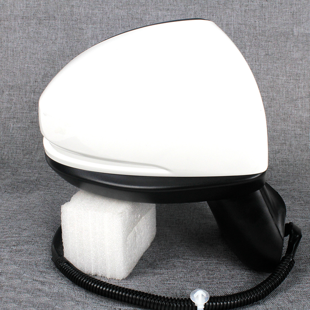 Conjunto de espejo retrovisor para Honda Fit 2015 2016 2017 2018 2019 2020/pintado en blanco/3 líneas 76258-T5L-P11 76258-T5L-P11