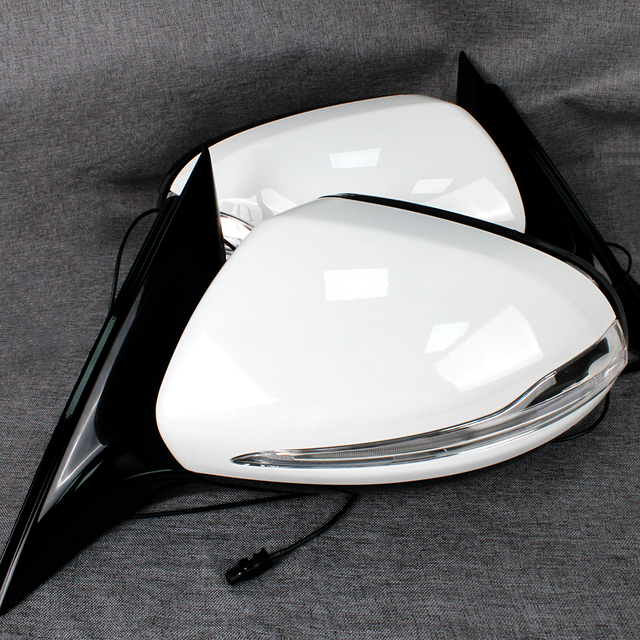 Conjunto de espejo retrovisor para Benz W213 2016-2020/blanco/12 líneas