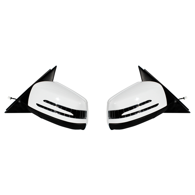 Conjunto de espejo retrovisor para Benz GLK X204 2008-2015/blanco