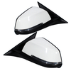 Conjunto de espejo trasero para BMW Serie 3 F35 2012-2017 configuración media de pintura blanca