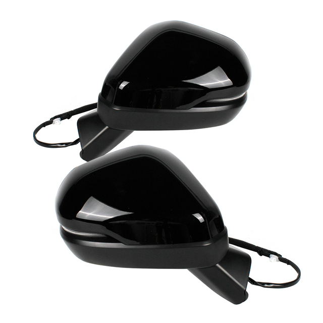 Conjunto de espejo retrovisor para Honda CRV 2023-2024/pintado en negro/7 líneas/versión europea 76258-3B4-H11 76208-3B4-H11