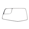 Cristal de espejo para Chevrolet Silverado 1500 2019-2023/Lentes grandes y pequeños/Con calefacción/Izquierdo