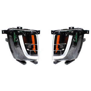 Lámpara antiniebla para Tesla Model X 2016 2017 2018 2019 2020 2021/versión estadounidense/alta/LED 1034327-00-C 1034326-00-C